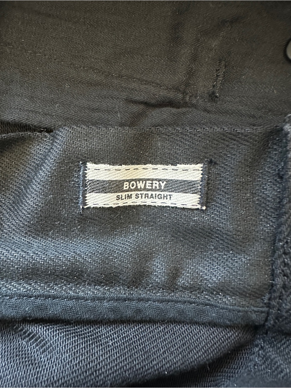 John Varvatos Bowery Slim Straight Jeans 28x32 Black NWOT - Picture 7 of 13